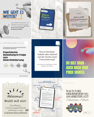 Orange Vibrant Photo Grid Autumn Moodboard Instagram Post